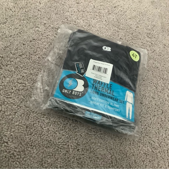 Little boy waffle thermal brand new size 4T ! - Picture 1 of 7